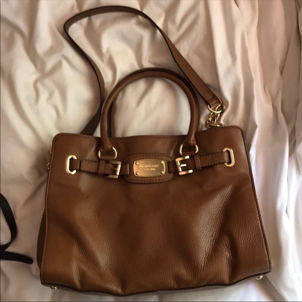 Tan camel Michael Kors tote